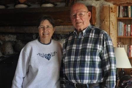 Photo of Bev & Don McCallum in their circa 1855 cottage