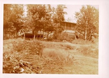 Picture of cottage on hill